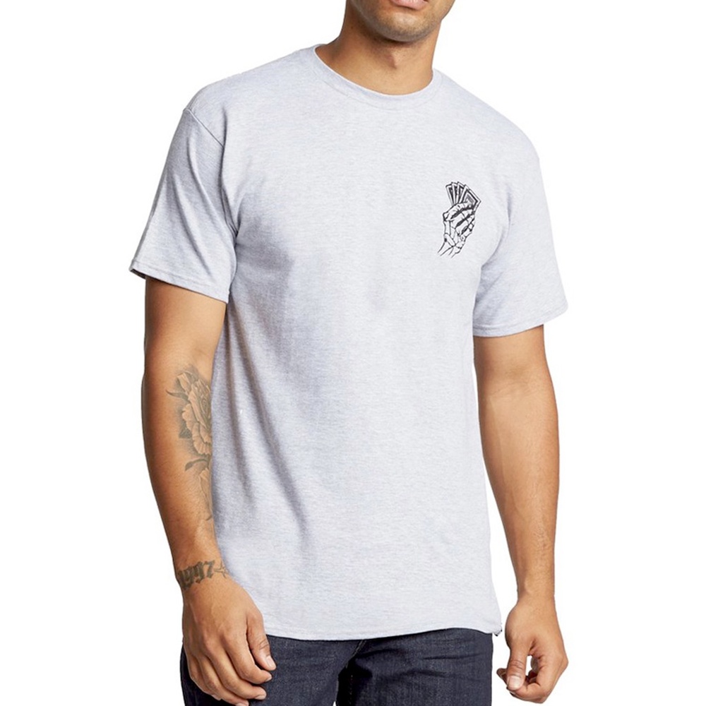 DC T-Shirt Men Grey Black Back Print The River Size M  New With Tags